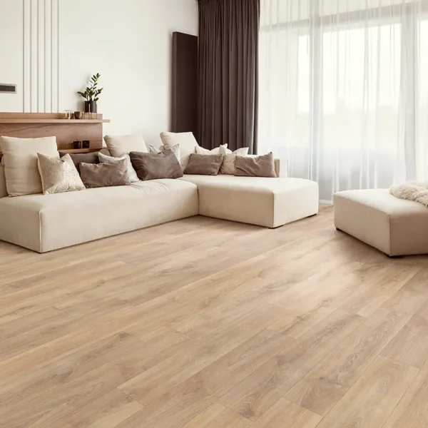 Helmstead - Modern living room with light decor